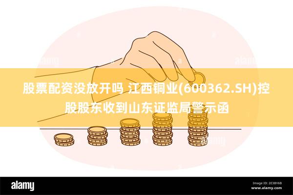 股票配资没放开吗 江西铜业(600362.SH)控股股东收到山东证监局警示函