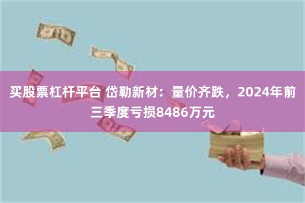 买股票杠杆平台 岱勒新材：量价齐跌，2024年前三季度亏损8486万元